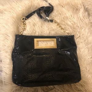 Michael Kors snake skin clutch/cross body